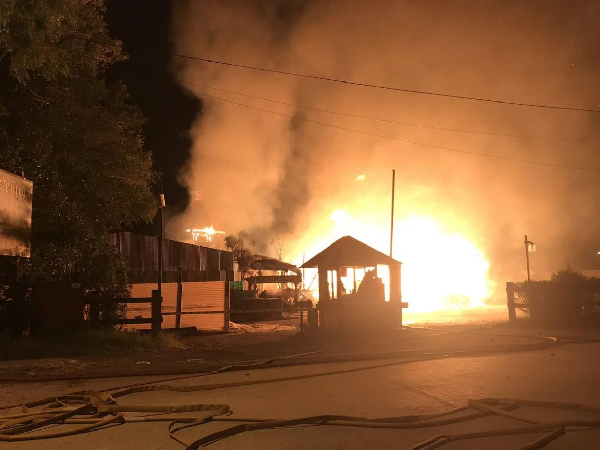 Incendio Martínez - restaurante