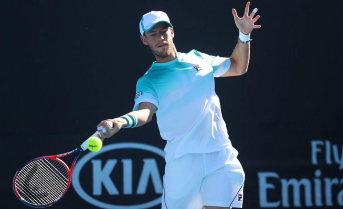 Diego Schwartzman en el Abierto de Australia