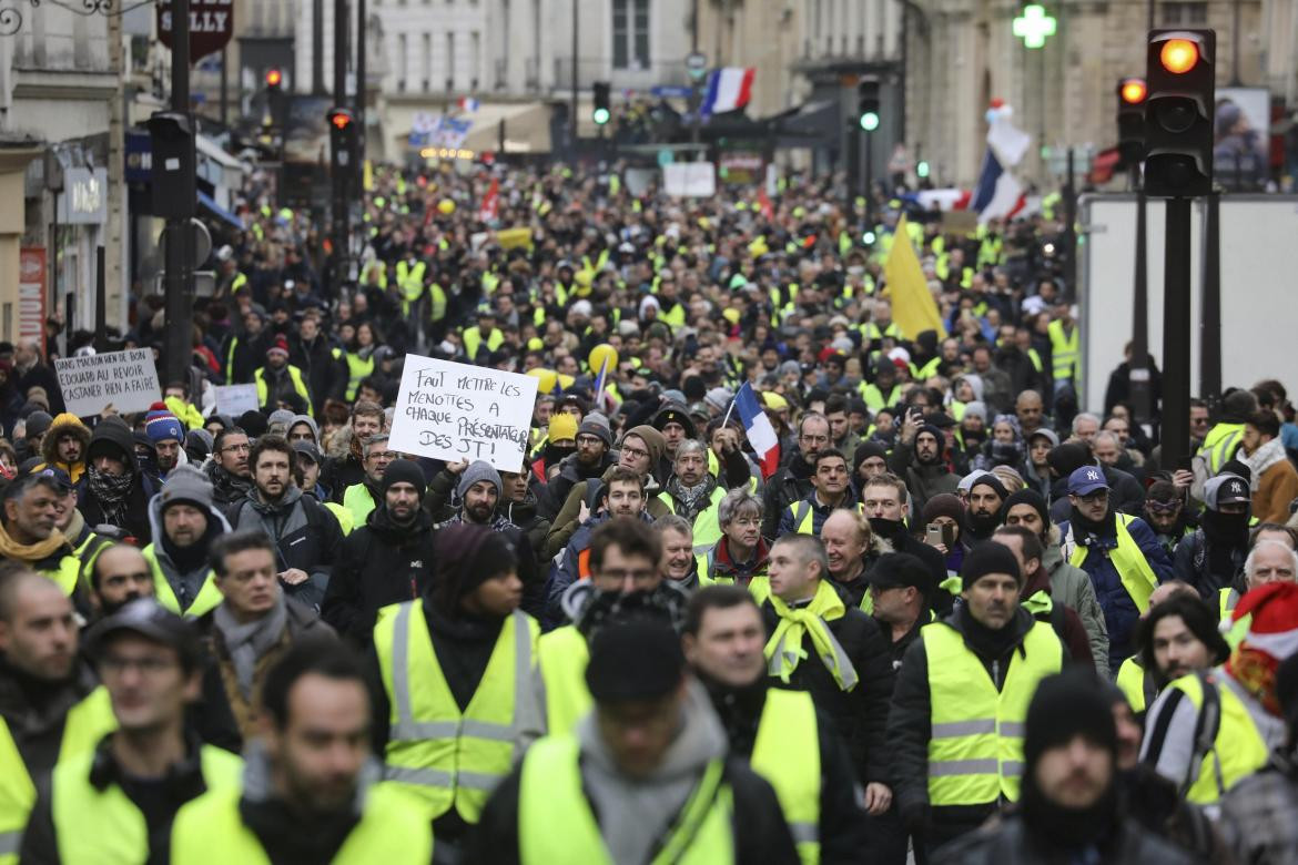 Manifestaciones chalecos amarillos - París