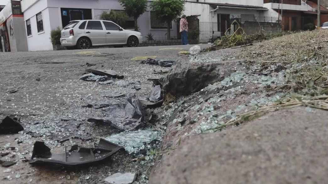 Lugar del accidente del futbolista Alan Franco