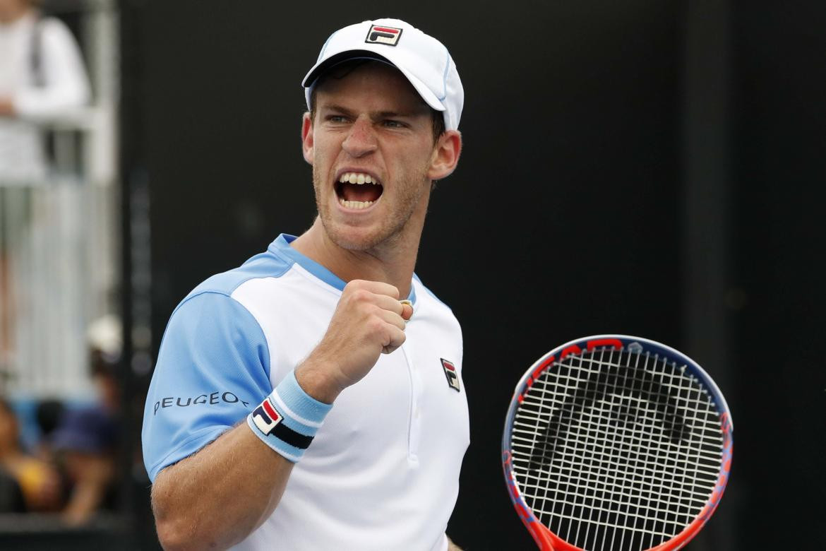 Triunfo de Diego Schwartzman en el Abierto de Australia (Reuters)