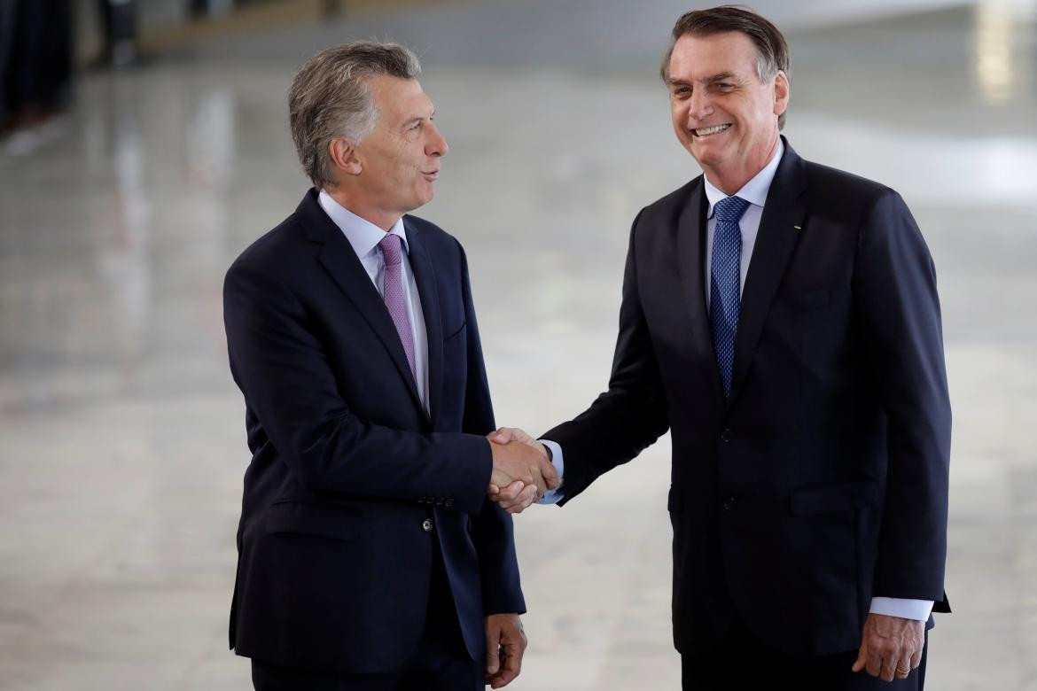 Mauricio Macri y Jair Bolsonaro (Reuters)