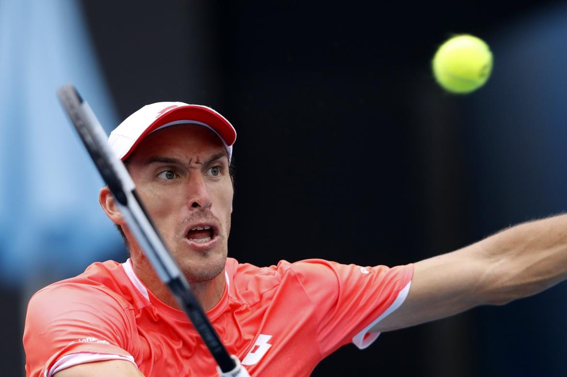 Leonardo Mayer en el Abierto de Australia (Reuters)