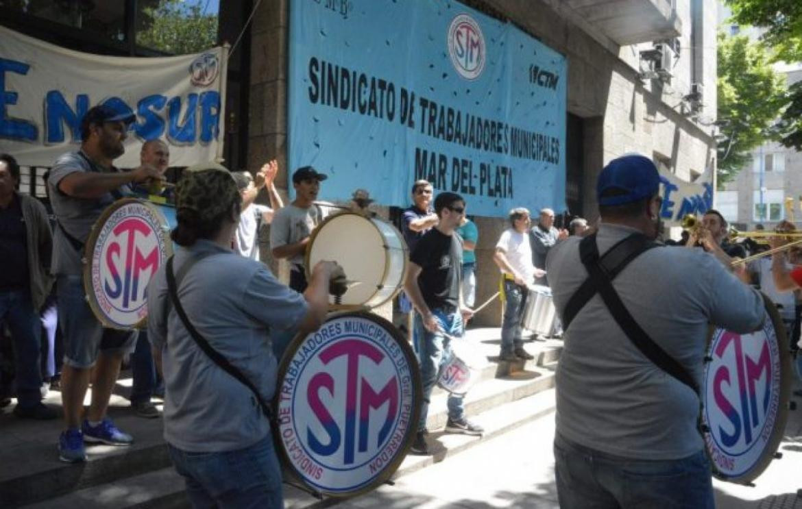 Reclamo de Sindicato de Trabajadores Municipales de Mar del Plata