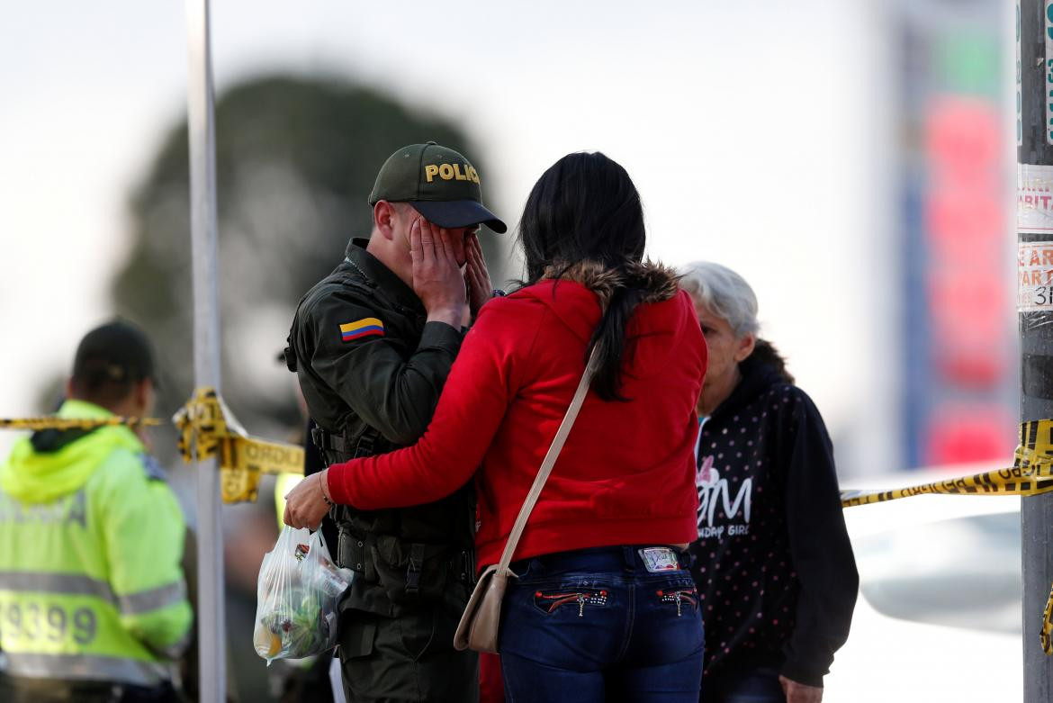 Atentado en Bogotá con coche bomba, Colombia, Reuters