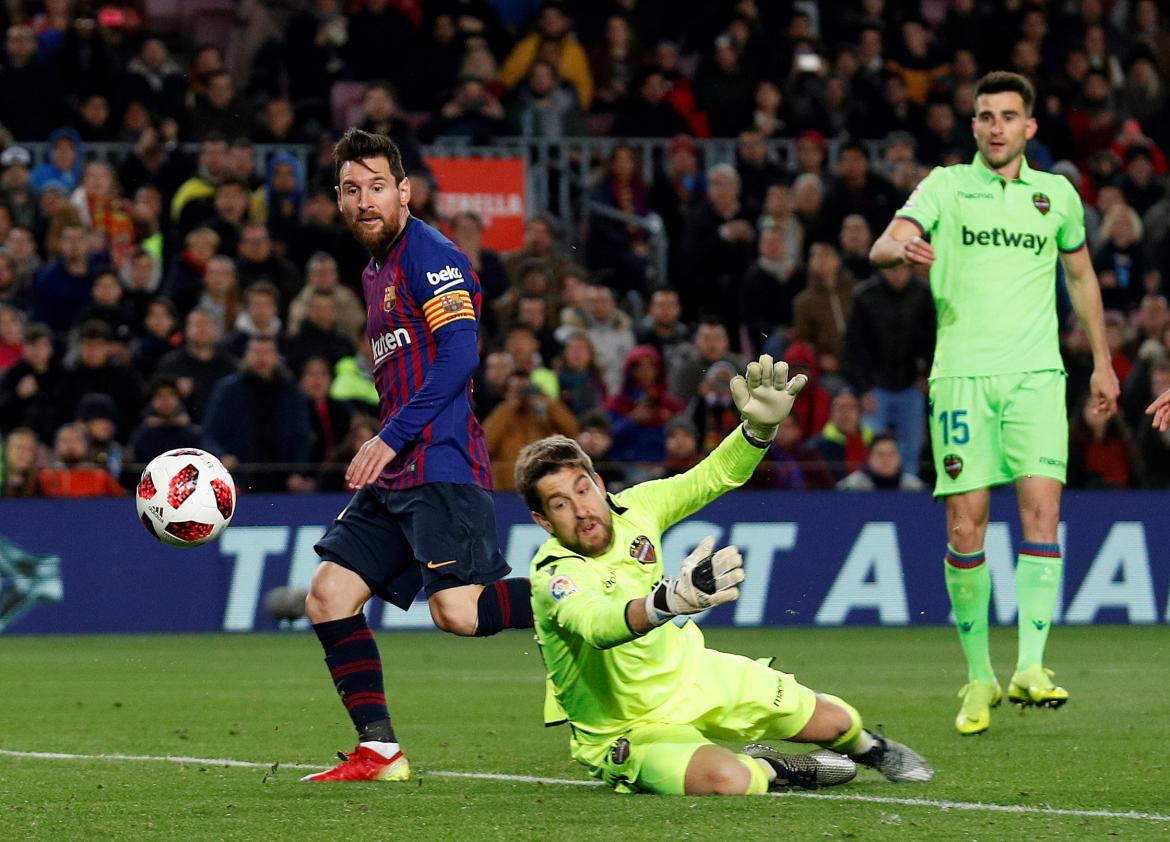 Barcelona vs. Levante, Copa del Rey, Messi, Reuters