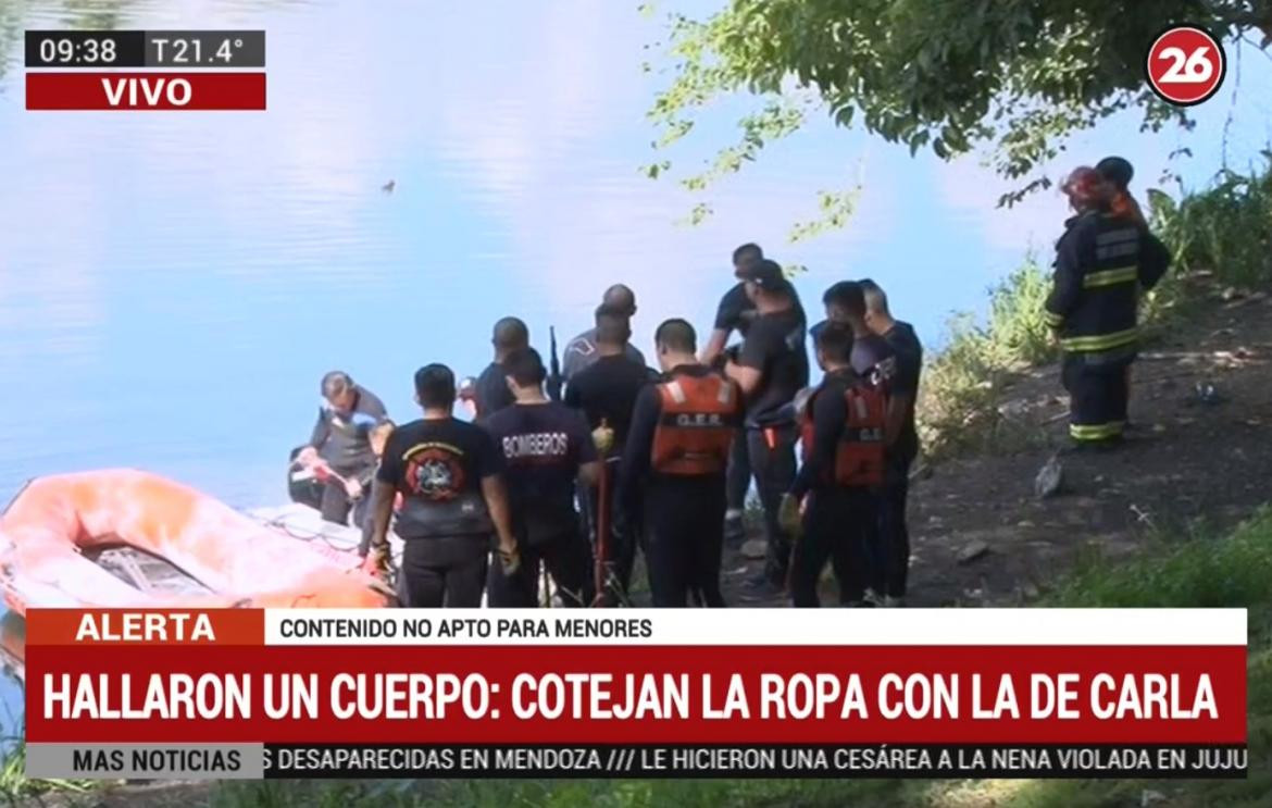 Hallaron un cuerpo en el Riachuelo