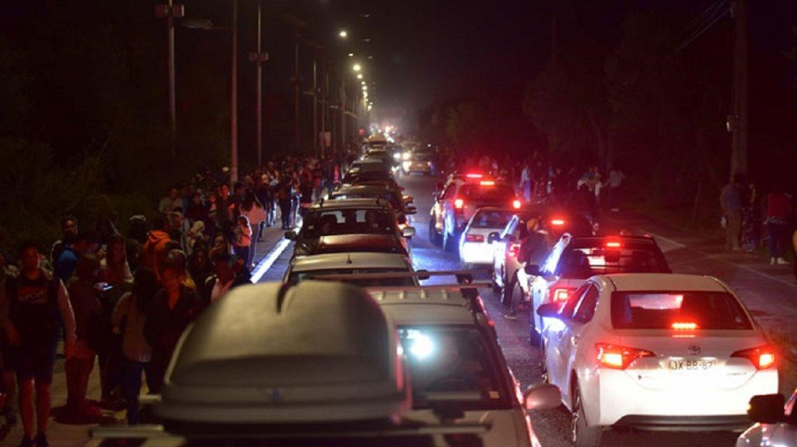 Evacuación tras sismo en Chile