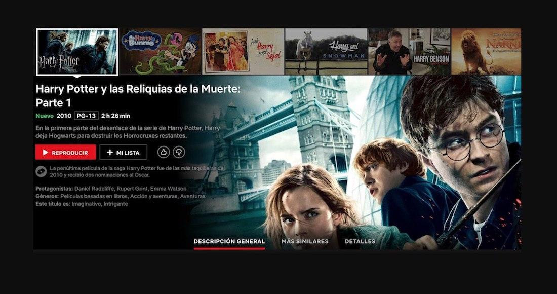 Harry Potter - Netflix