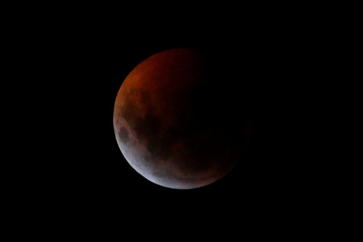 Eclipse de luna, Súper Luna de rojo sangre 20 enero 2019, cienca, Reuters	