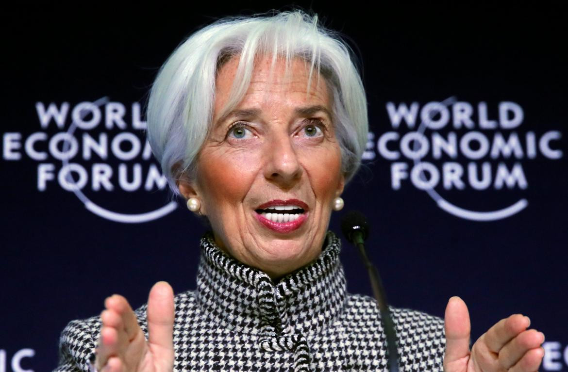 Christine Lagarde en el Foro de Davos (Reutes)