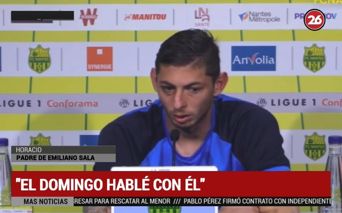 Padre de Emiliano Sala en Canal 26