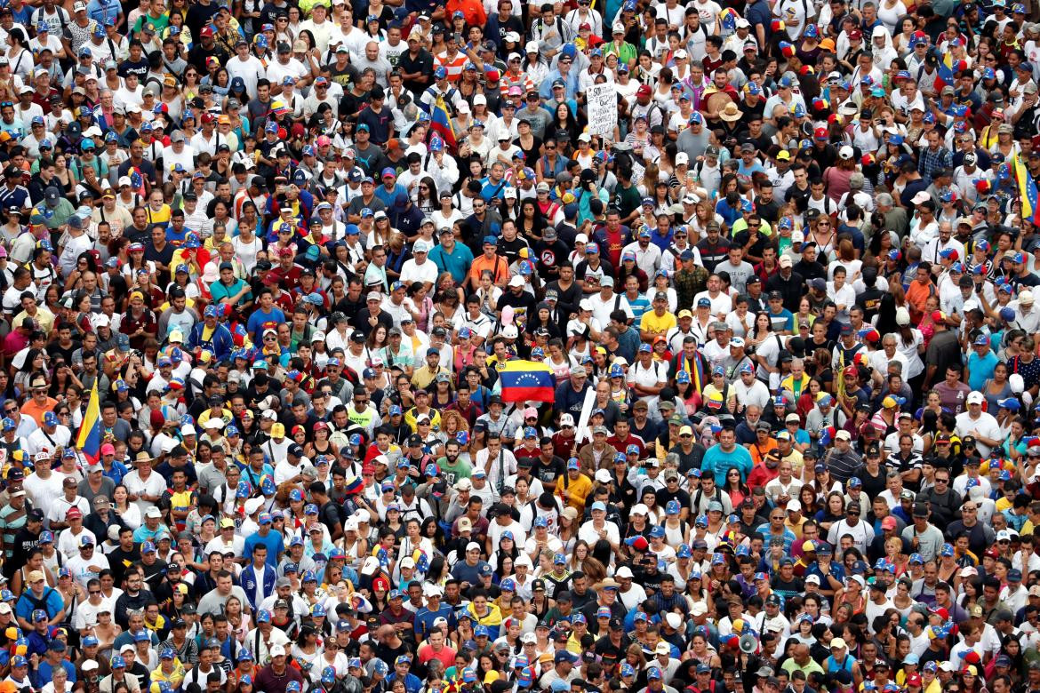 Marcha contra Maduro en Venezuela (Reuters)