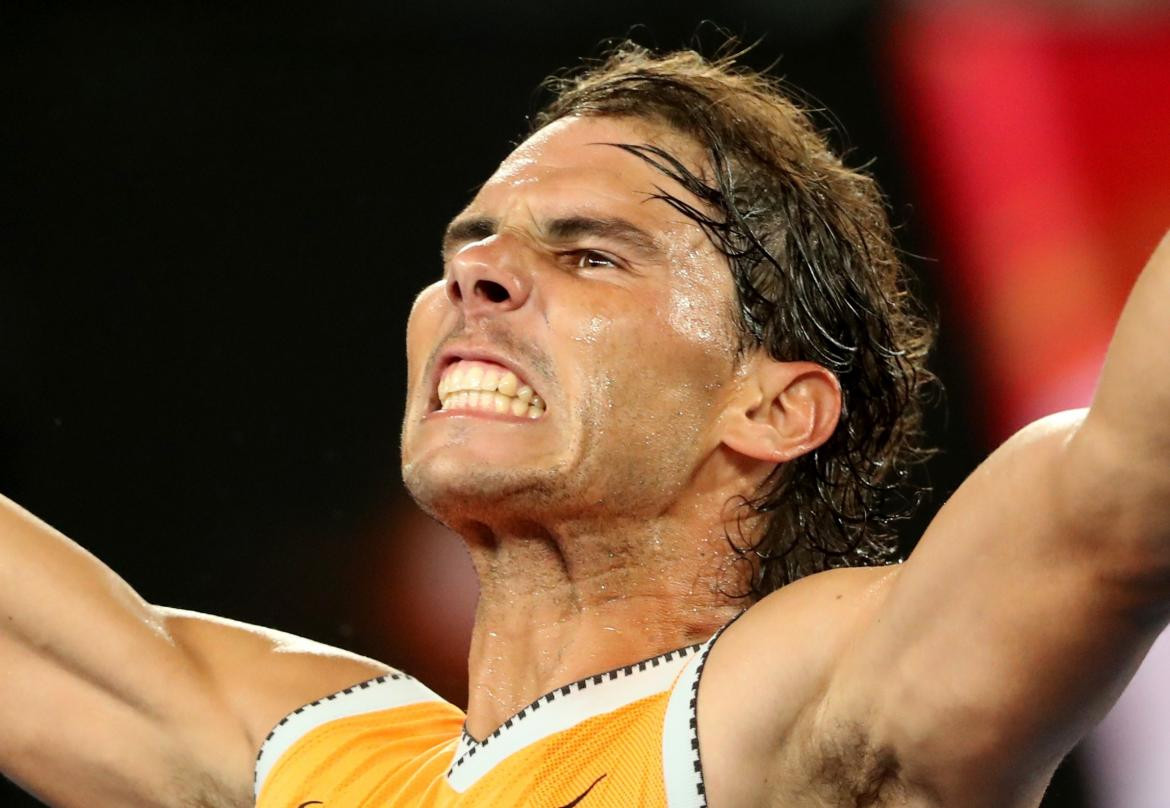 Rafael Nadal en el Abierto de Australia (Reuters)