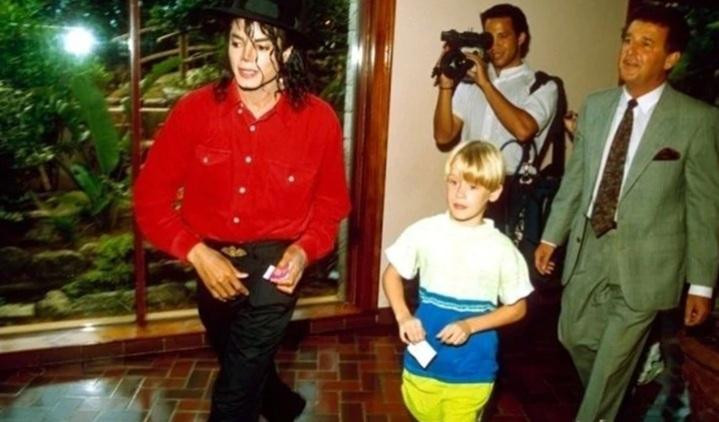 Michael Jackson y Macaulay Culkin