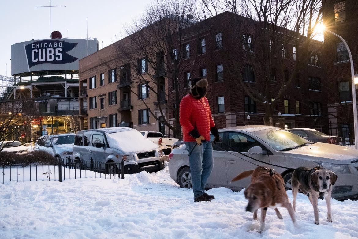 Ola de frío en Chicago, Estados Unidos (Reuters)