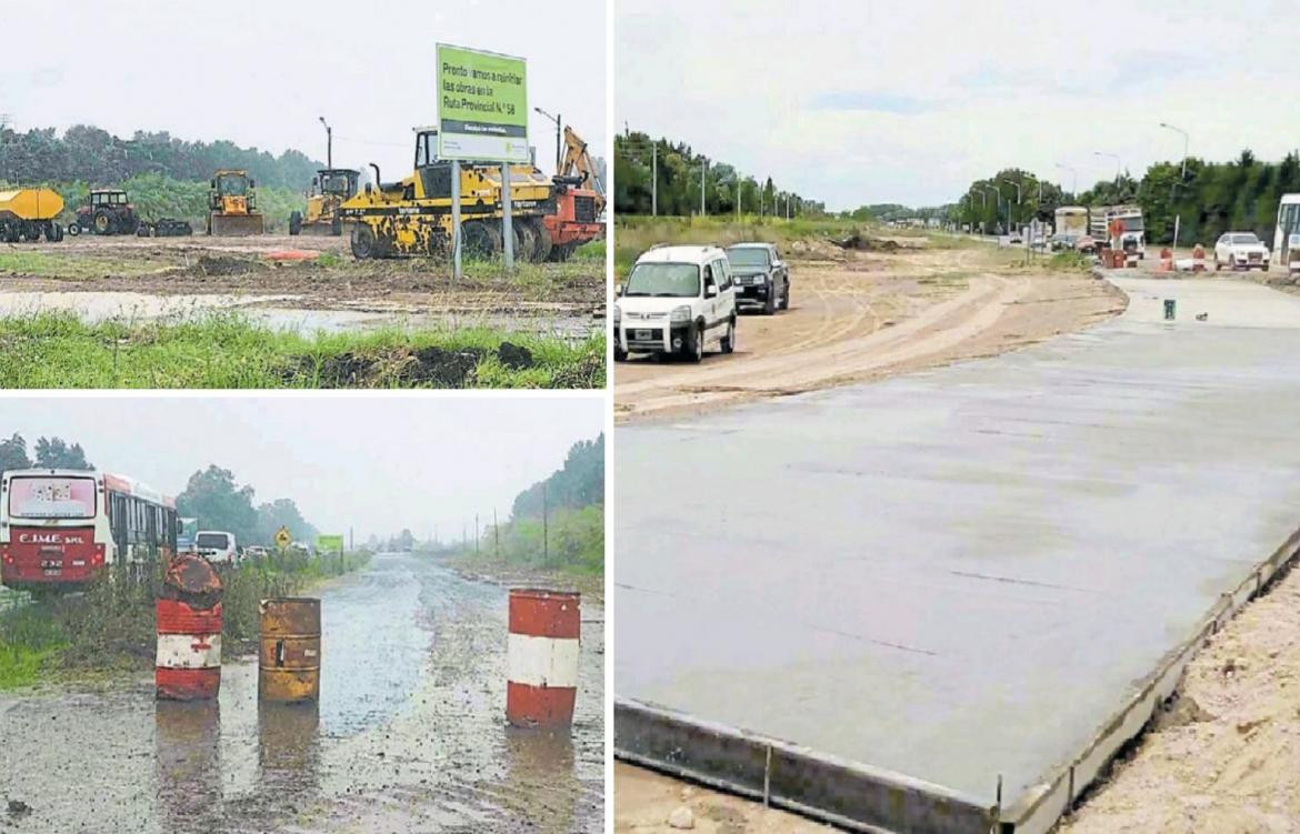 Canning arrancó la obra para ensanchar la Ruta 58, tras tres años de demora	