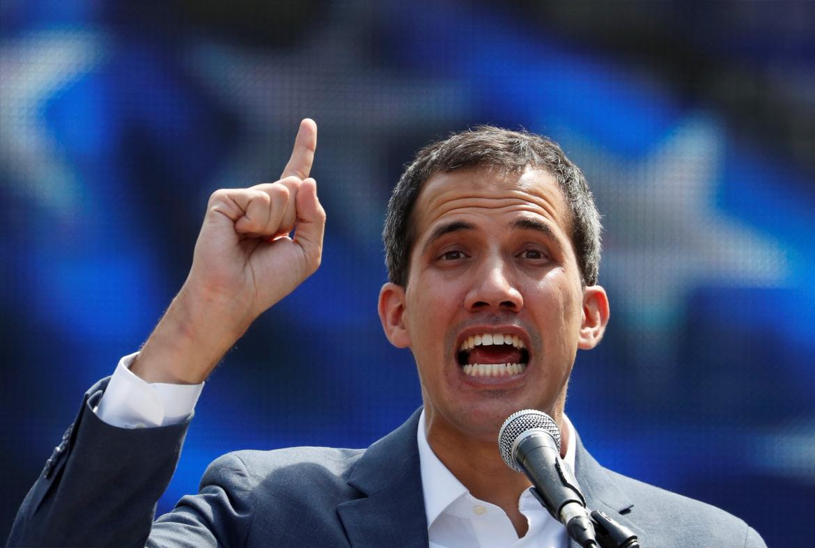 Juan Guaidó en Venezuela (Reuters)