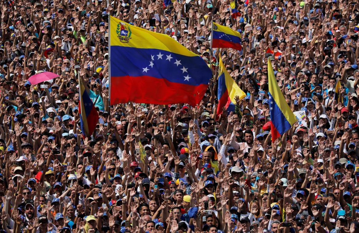 Marcha contra Maduro en Venezuela (Reuters)