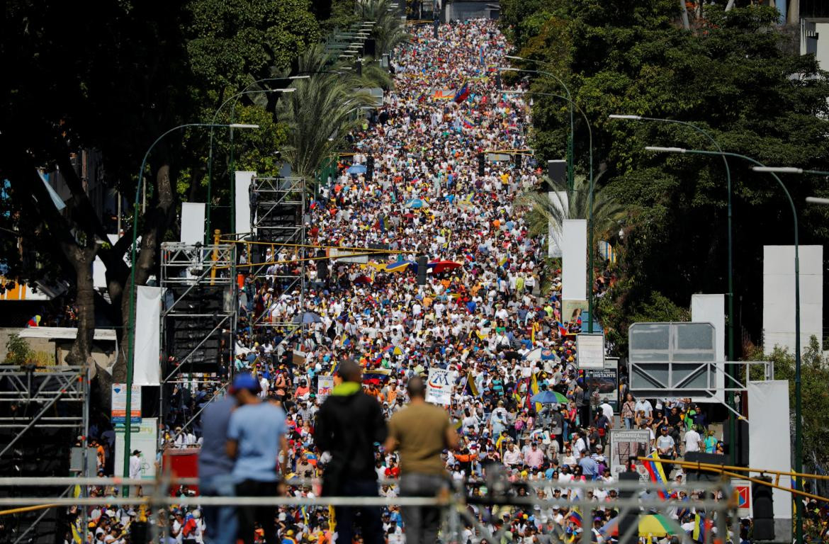 Marcha contra Maduro en Venezuela (Reuters)