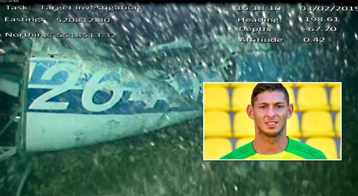 Avión accidentado de Emiliano Sala