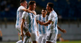 Festejo de Argentina en el Sudamericano Sub 20