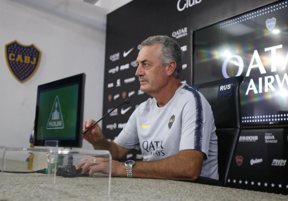 Conferencia de prensa de Gustavo Alfaro en Boca