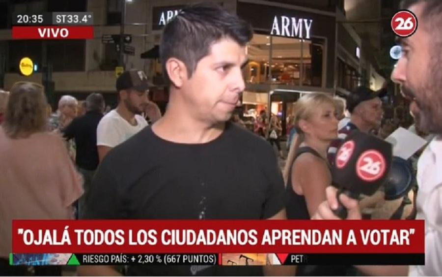 Ruidazo contra los tarifazos del Gobierno en Caballito, Canal 26