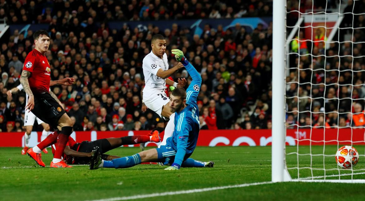 Champions League, Manchester United vs. PSG, fútbol internacional, Mbappé, Reuters	