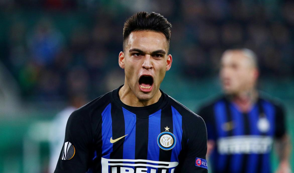 Europa League, Rapid Wien vs. Inter, fútbol, gol de Lautaro Martínez