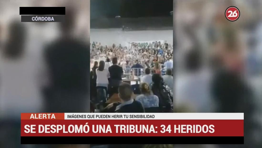 Desplome tribuna - Córdoba