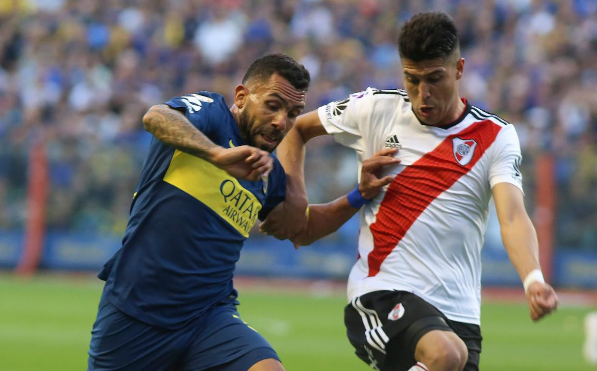 River y Boca, Superclásico, fútbol argentino, deportes, Tevez, Bombonera, NA