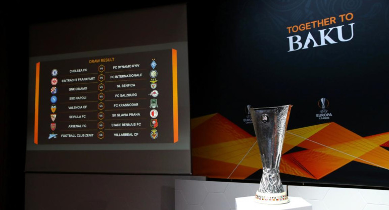 Sorteo de octavos de final de Europa League (Reuters)