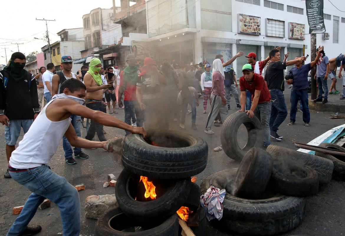 Incidentes Venezuela - Reuters