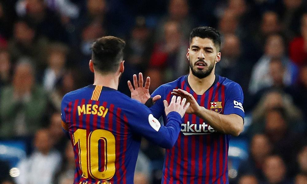 Copa del Rey: Real Madrid vs. Barcelona, Luis Suárez, Lionel Messi, Reuters