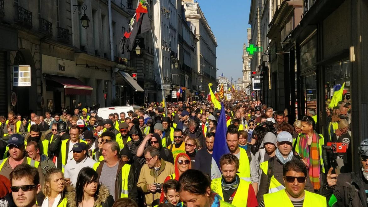 Chalecos amarillos - París