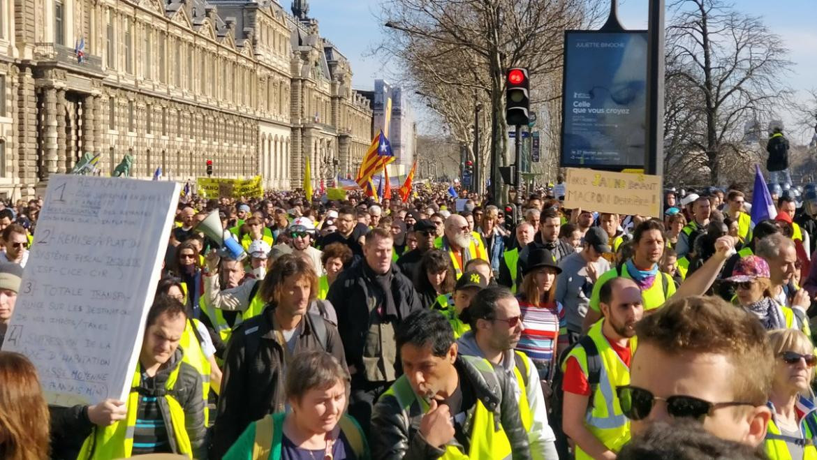 Chalecos amarillos - París