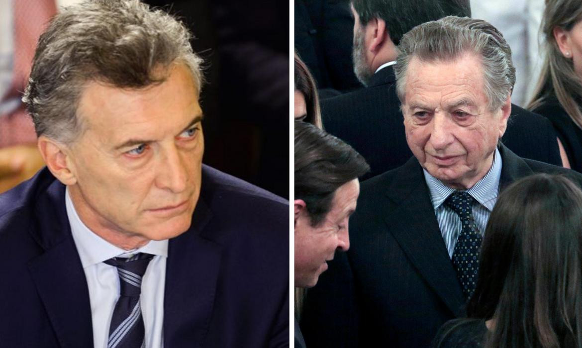 Mauricio Macri y Franco Macri - Fallecimiento padre del presidente