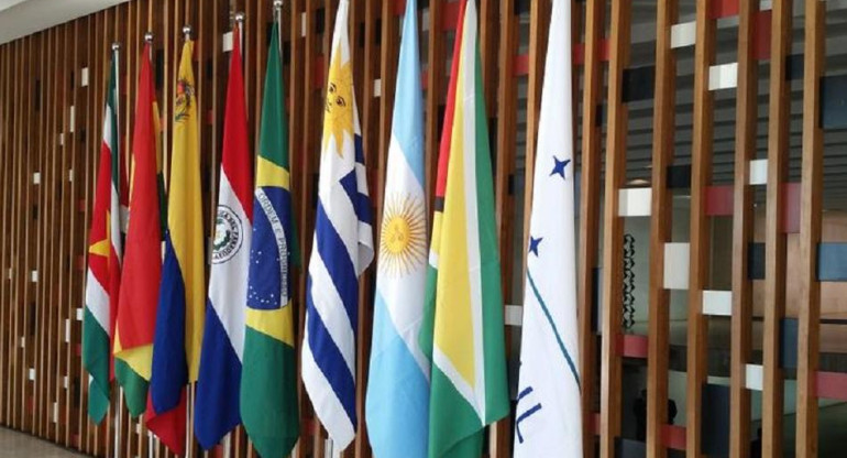 Cumbre del Mercosur, banderas