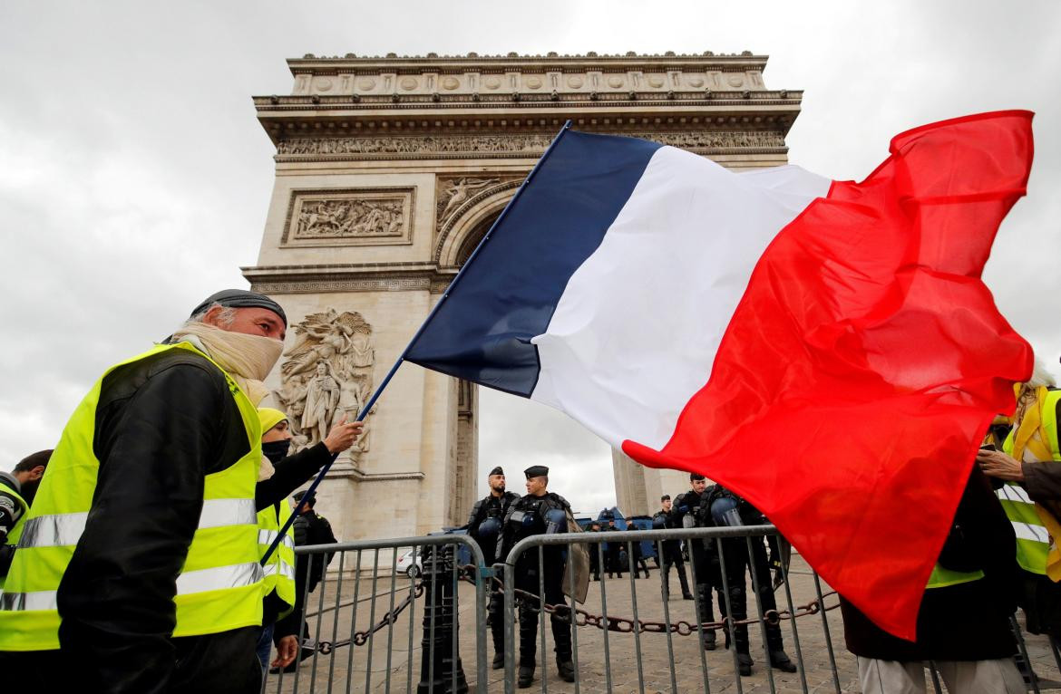 Chalecos amarillos - París Reuters