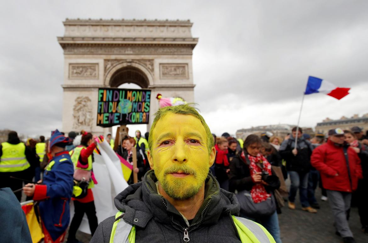 Chalecos amarillos - París Reuters