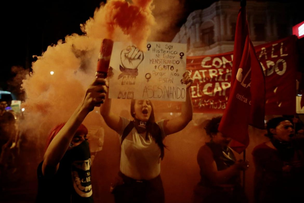 Día de la Mujer - Marcha en Costa Rica #8M (Reuters)