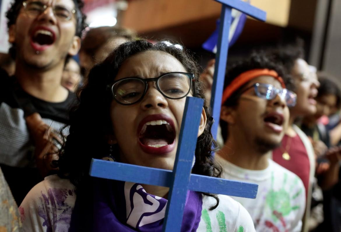 Día de la Mujer - Marcha en Costa Rica #8M (Reuters)