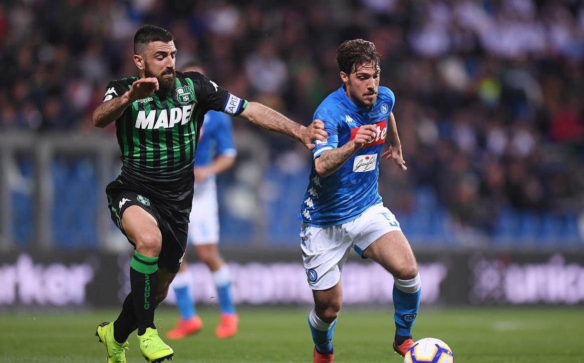 Serie A, Sassuolo vs. Nápoli, fútbol, deportes, Reuters	