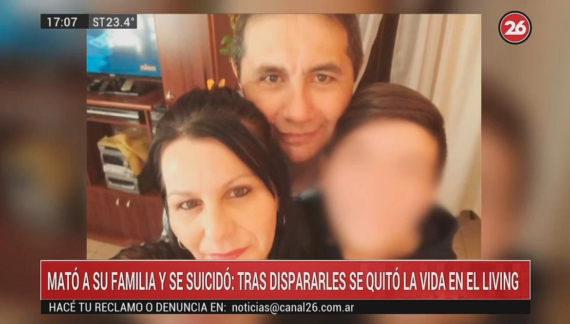 Drama en Almirante Brown: mató a su esposa e hijo y se suicidó, policiales, Canal 26