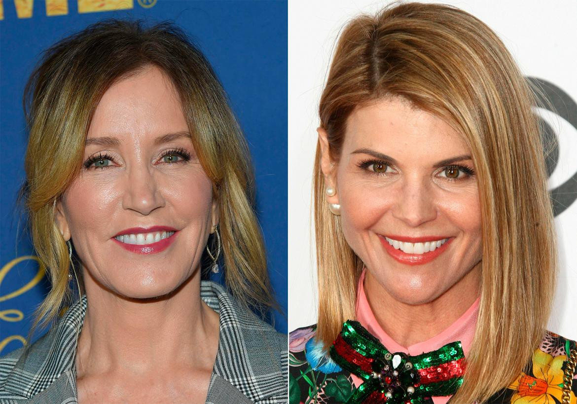 Felicity Huffman y Lori Loughlin, actríces acusadas de pagar coimas a universidades, NA