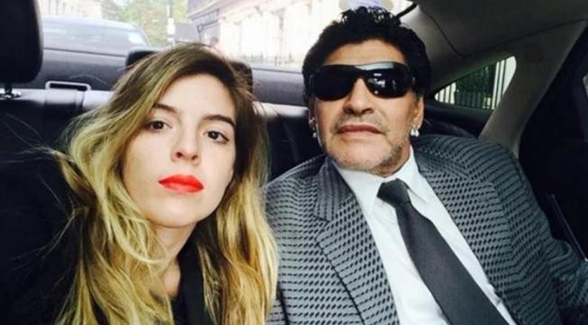 Dalma y Diego Maradona