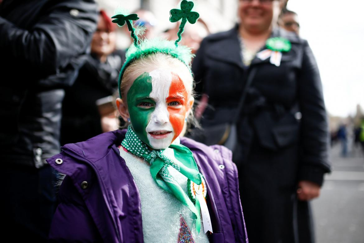 Las mejores fotos del festejo del día de San Patricio en el mundo - Londres, Reuters	