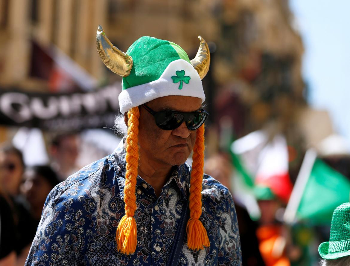 Las mejores fotos del festejo del día de San Patricio en el mundo - Malta, Reuters	