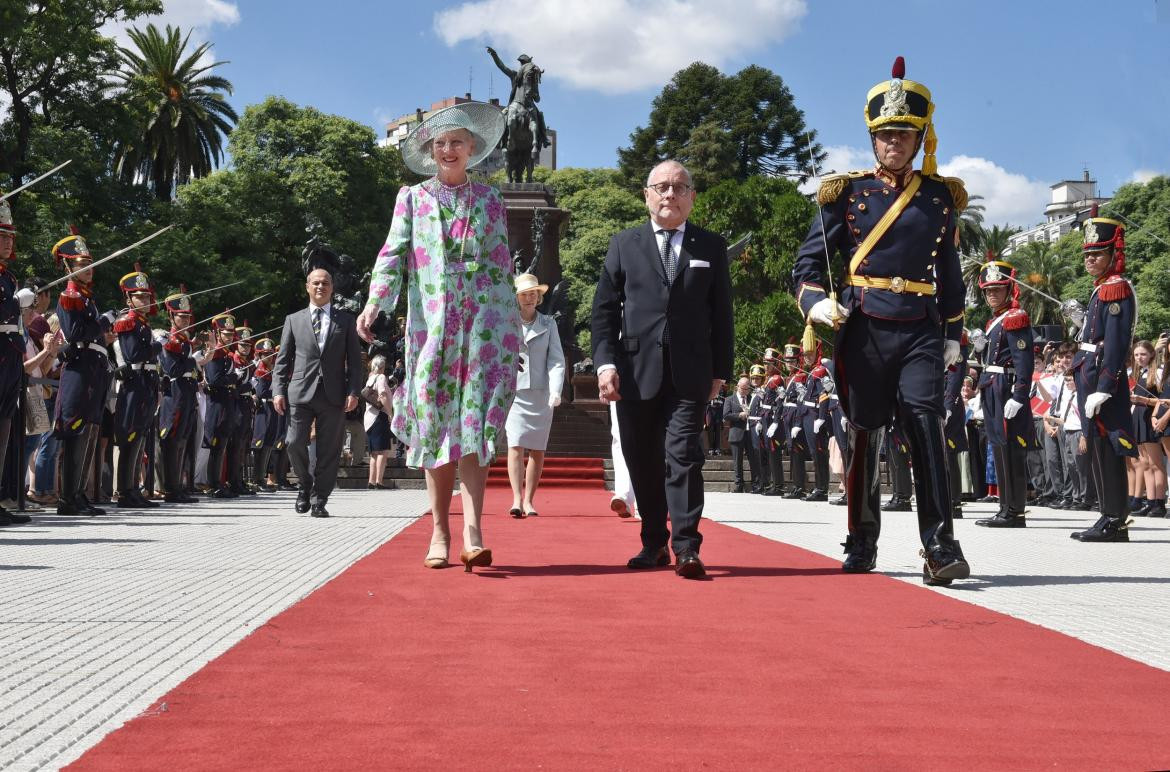 Reina Margarita Dinamarca - Visita a Argentina